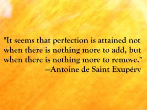 Simplicity quote-Exupery